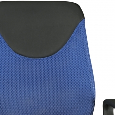 Dětská kancelářská židle Kika, síťovina, modrá - 7