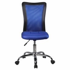 Dětská kancelářská židle Lucas, síťovina, modrá - 4