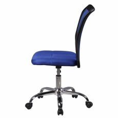 Dětská kancelářská židle Lucas, síťovina, modrá - 5