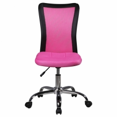 Dětská kancelářská židle Lucas, síťovina, růžová - 2