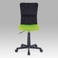 Dětská kancelářská židle Rufin, zelená/černá - 3