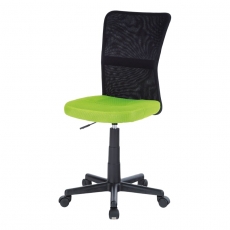 Dětská kancelářská židle Rufin, zelená/černá - 1