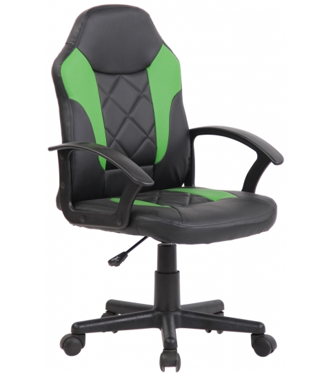 Dětská kancelářská židle Tafo, černá / zelená