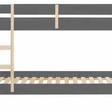 Detská poschodová posteľ Bob, 205 cm, šedá / prírodná - 5