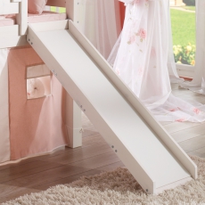 Detská poschodová posteľ so šmýkalkou Ružový hrad - 5