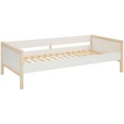 Detská posteľ Bob, 205 cm, biela / prírodná