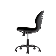 Detská stolička Flexy, textil, čierna základňa / čierna - 3