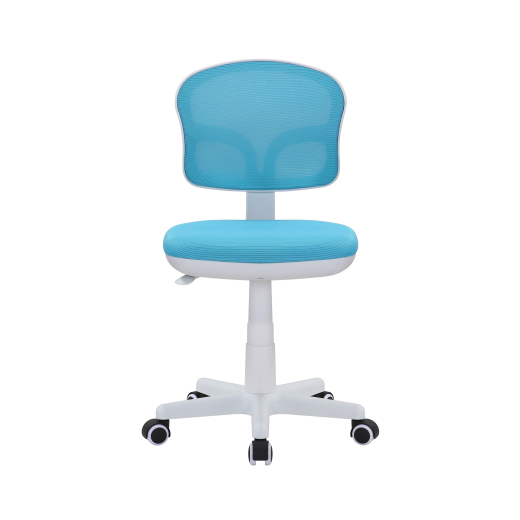 Detská stolička Honey, textil, biela podnož / modrá - 1