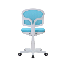 Detská stolička Honey, textil, biela podnož / modrá - 4