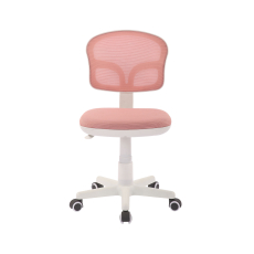Detská stolička Honey, textil, biela podnož / ružová - 1
