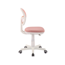 Detská stolička Honey, textil, biela podnož / ružová - 2