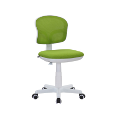 Detská stolička Honey, textil, biela podnož / zelená - 2