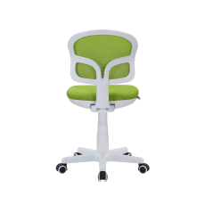 Detská stolička Honey, textil, biela podnož / zelená - 4