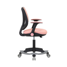 Detská stolička Sweety, textil, čierna podnož / ružová - 3