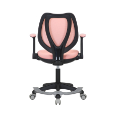 Detská stolička Sweety, textil, čierna podnož / ružová - 4