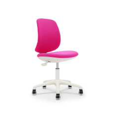 Dětská židle Flexy, textil, bílá podnož , růžová - 2