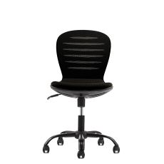Dětská židle Flexy, textil, černá podnož / černá - 1