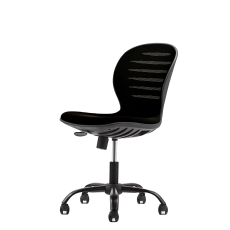 Dětská židle Flexy, textil, černá podnož / černá - 2