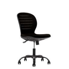Dětská židle Flexy, textil, černá podnož / černá - 7