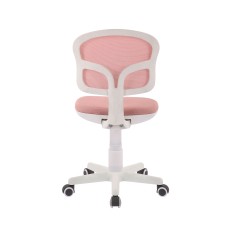 Dětská židle Honey, textil, bílá podnož / růžová - 3