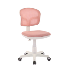 Dětská židle Honey, textil, bílá podnož / růžová - 4
