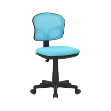 Dětská židle Honey, textil, černá podnož / modrá - 2