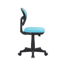 Dětská židle Honey, textil, černá podnož / modrá - 3