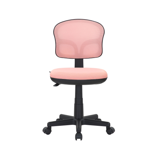 Dětská židle Honey, textil, černá podnož / růžová - 1