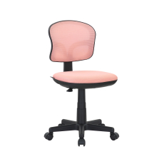 Dětská židle Honey, textil, černá podnož / růžová - 2