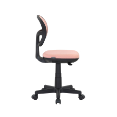 Dětská židle Honey, textil, černá podnož / růžová - 3