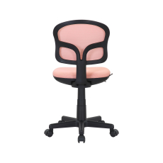 Dětská židle Honey, textil, černá podnož / růžová - 4