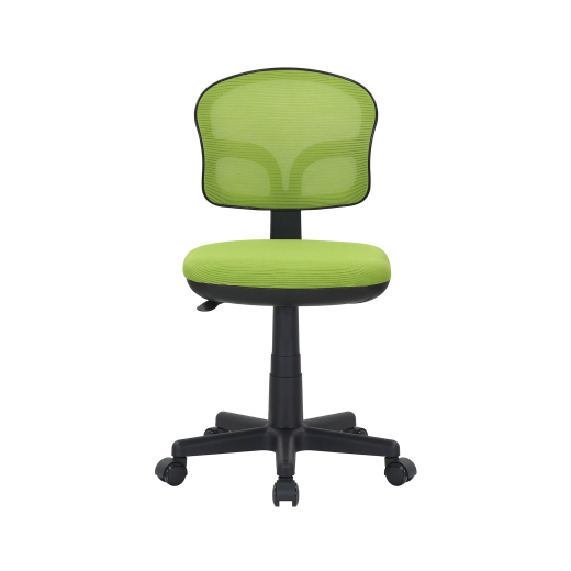 Dětská židle Honey, textil, černá podnož / zelená - 1