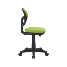 Dětská židle Honey, textil, černá podnož / zelená - 3