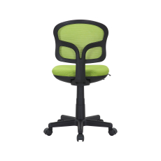 Dětská židle Honey, textil, černá podnož / zelená - 4