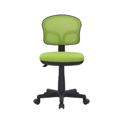 Dětská židle Honey, textil, černá podnož / zelená