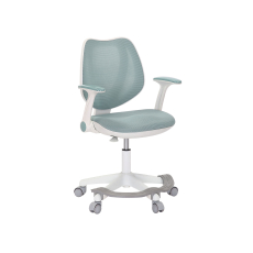 Dětská židle Sweety, textil, bílá podnož / modrá - 2