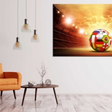 Dětský obraz Fotbalový míč, 110x60 cm - 2