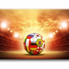 Dětský obraz Fotbalový míč, 150x80 cm - 1