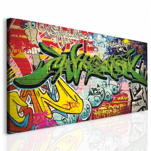 Dětský obraz Graffiti, 130x70 cm - 1