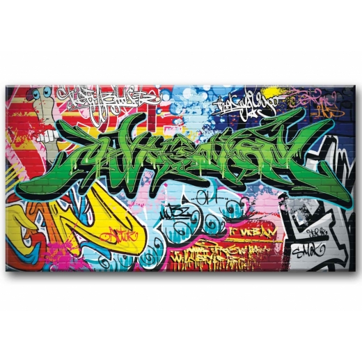 Dětský obraz Graffiti, 150x80 cm - 1