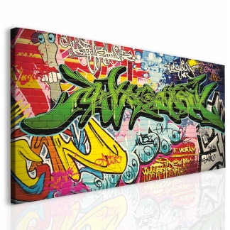 Dětský obraz Graffiti, 90x50 cm