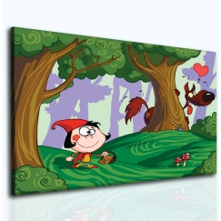 Detský obraz Karkuľka, 150x110 cm
