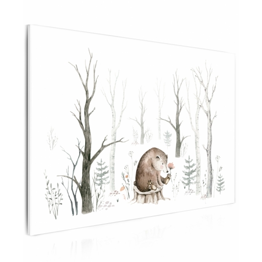 Detský obraz Maľovaný medvedík, 60x40 cm - 1