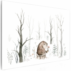 Detský obraz Maľovaný medvedík, 90x60 cm - 1