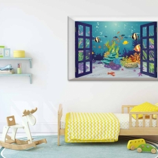 Dětský obraz Podmořský svět, 120x80 cm - 2