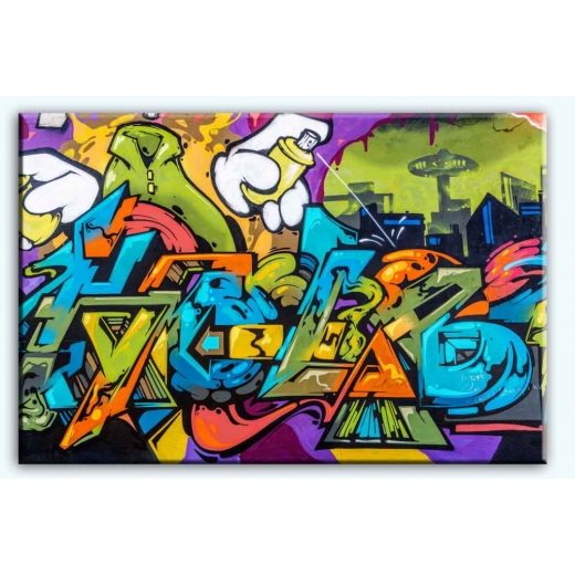 Dětský obraz Street art, 60x40 cm - 1