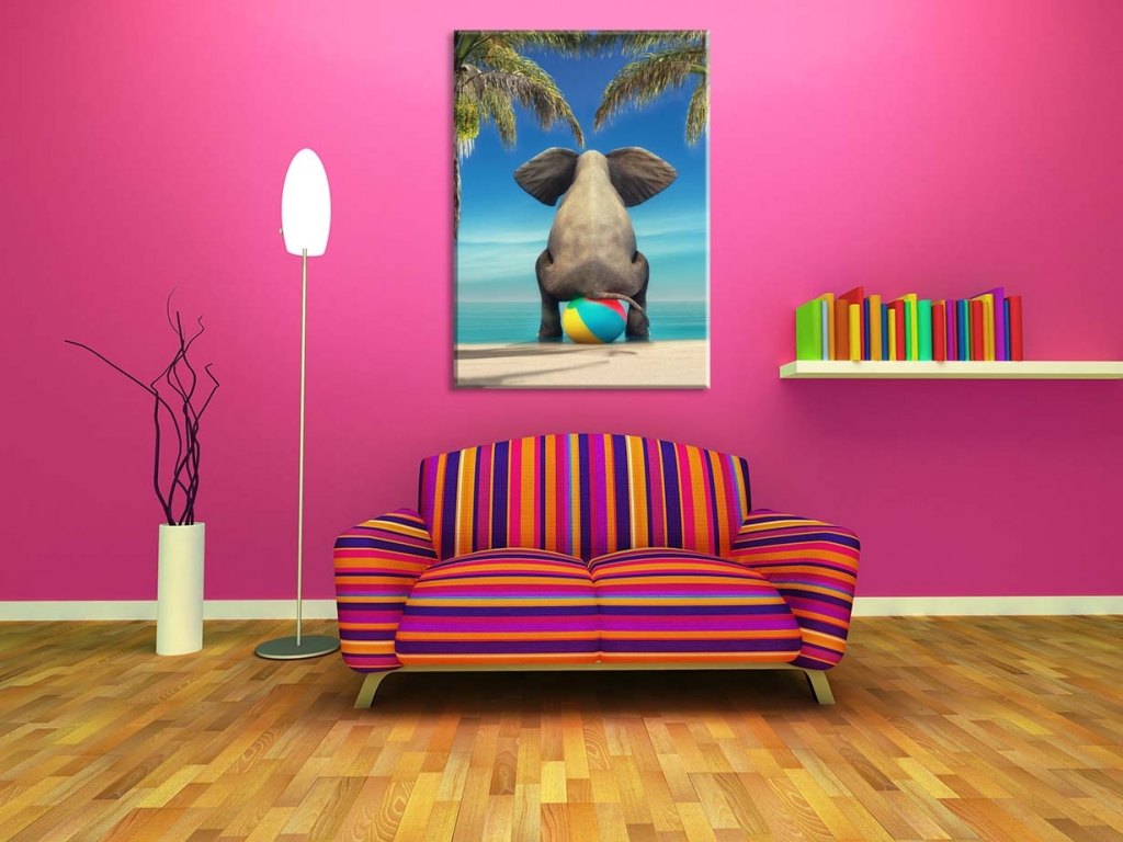 Detsk Obraz Vtipn Slon a 50x70 Cm DESIGN OUTLET Detsk Obraz Vtipn Slon a 50x70 Cm DESIGN OUTLET