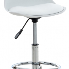 Dielenská stolička Avika, biela - 1