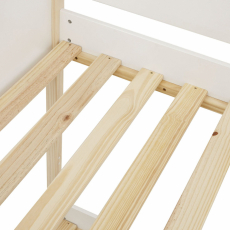 Domčeková detská poschodová posteľ Bob, 223 cm, biela / prírodná - 8
