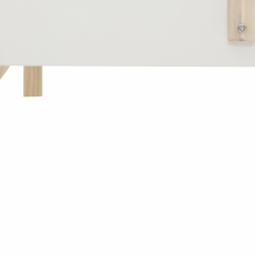 Domčeková detská poschodová posteľ Bob, 223 cm, biela / prírodná - 9